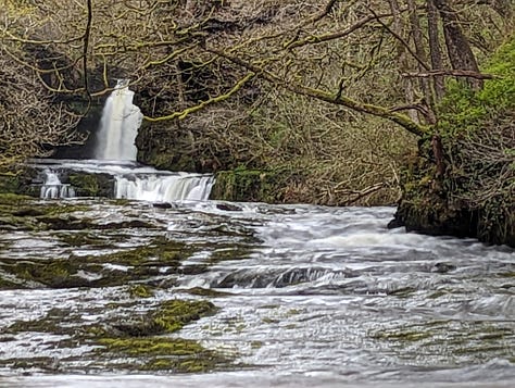 images of waterfalls in the Brecon Beacons