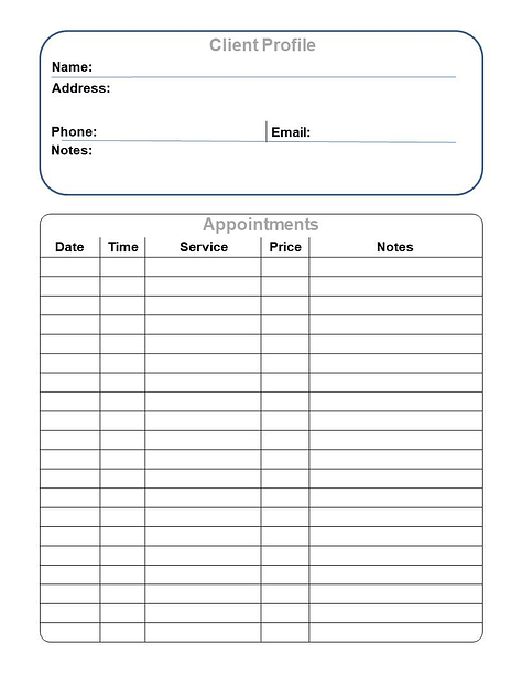 Small Business forms to get you organized.