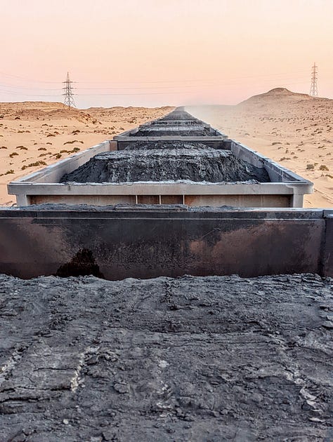 Mauritania iron ore train