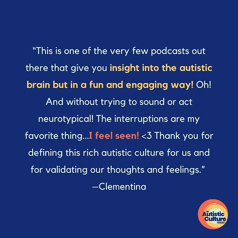 Reviews of The Autistic Culture Podcast. What do Autistic people think of The Autistic Culture Podcast?