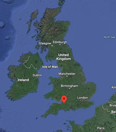 Where is Wells, UK? It is in the West Country, south of Bath.