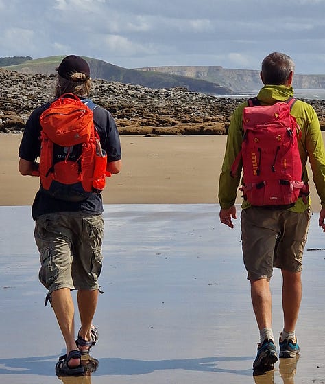 Guided beach day in wales