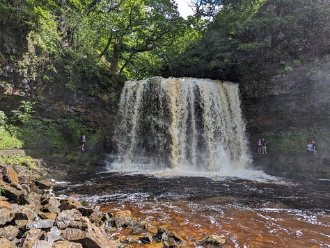 guided walk of the Brecon Beacons waterfalls