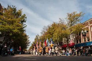 Marching in the Cerro Gordo High School Band to the West Frantz Cemetary at the edge of town