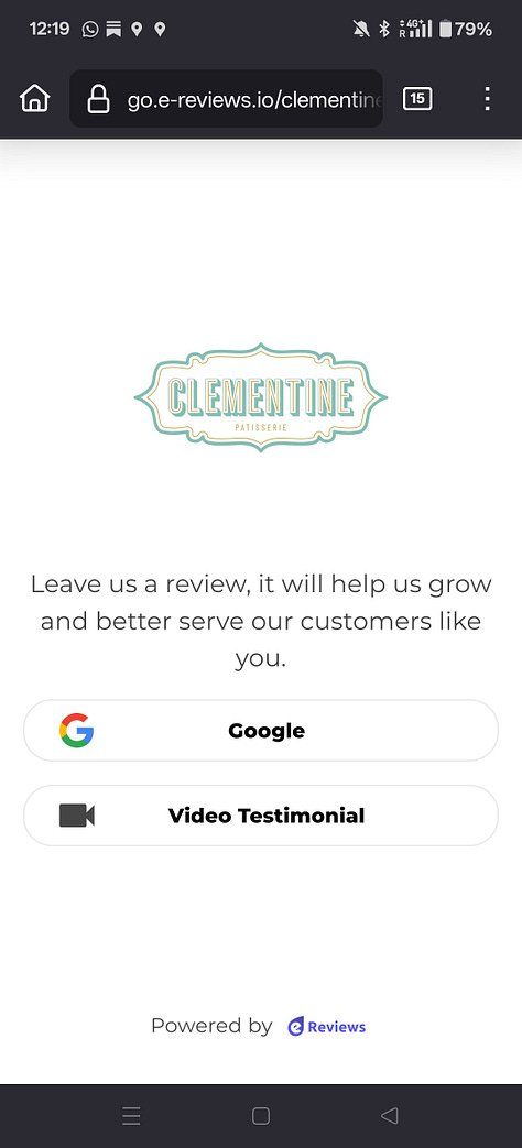 Google Reviews builds trust, like here in Istanbul