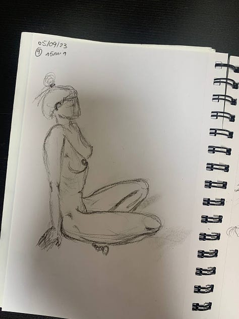 female nude life drawing cardiff