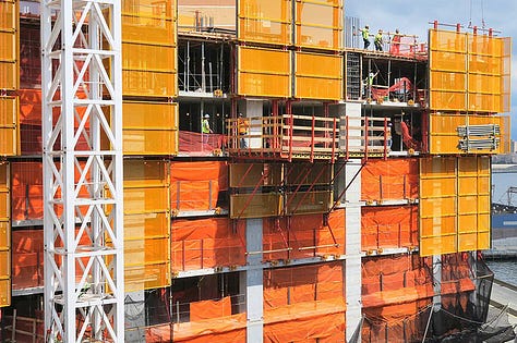 Steve Butcher photos of Cherry St construction