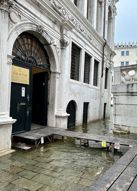 Acqua Alta Venice November 2023