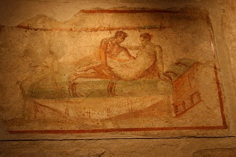 risque images from Pompeii