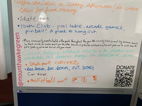 Ideas and suggestions from our first Co-Design meeting in August.