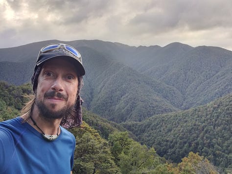 Various tramping images from Tableland to the Leslie River Valley, Kahurangi National Park