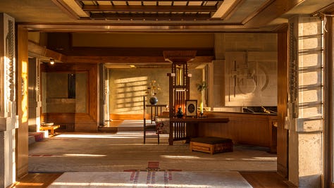 Hollyhock House, Imperial Hotel, Darwin D Martin House, Taliesin West, Taliesin, Playroom of Oak Park