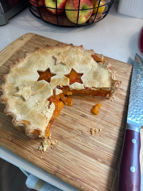 Apricot and Rainier Cherry Pie Filling, Hand Pies, and Shortcrust Pie