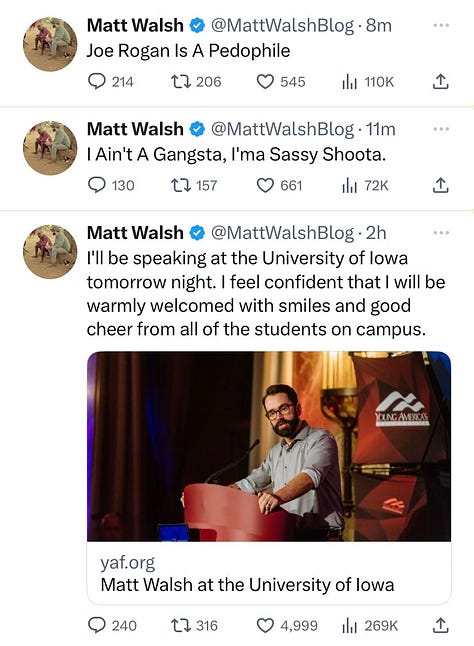 Matt Walsh's Twitter Account Was Hacked