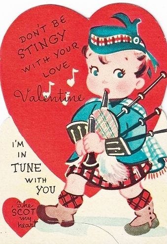 An assortment of Vintage Valentines I've collected over the years.