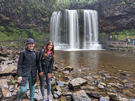 guided walk brecon beacons waterfalls