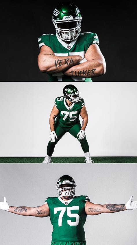 New York Jets reveal their new uniforms. 