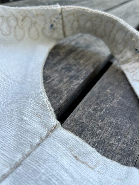 Images of different hand stitches