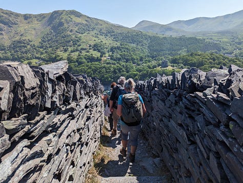 walking in snowdonia Llanberis