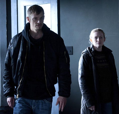 Photos of the actors who played the leads on The Killing. 