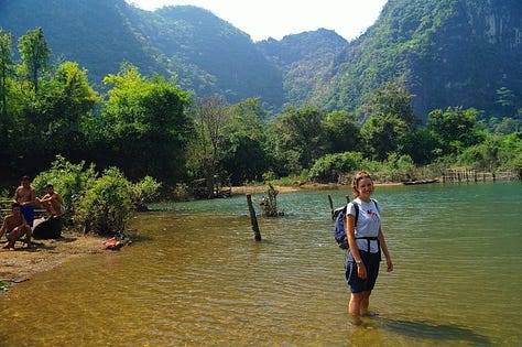 Thakhek loop in Laos