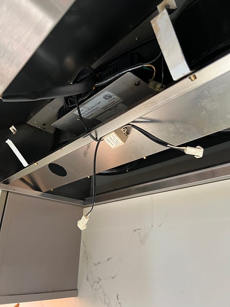 getting at the range hood bulbs