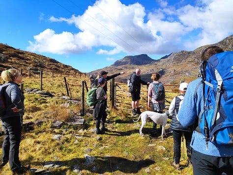 walking near Blaenau Ffestiniog in Snowdonia National Park