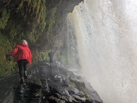 guided waterfall walking in the Brecon Beacons National Park