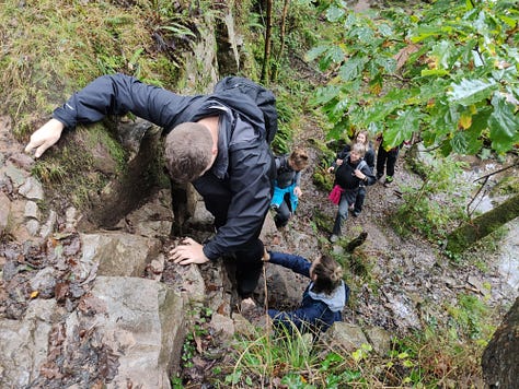 waterfall walk in the brecon beacons