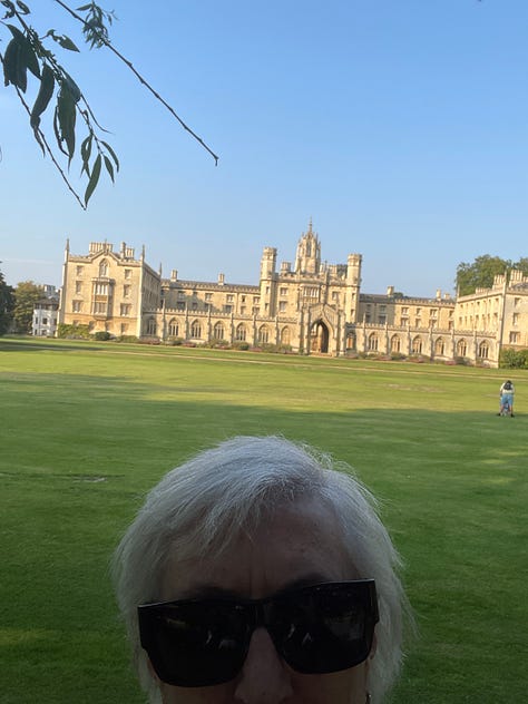 Yes, that's my head in two places, as well as St. John's College, and Oliver Cromwell's head at Sidney Sussex College.. Just his head.