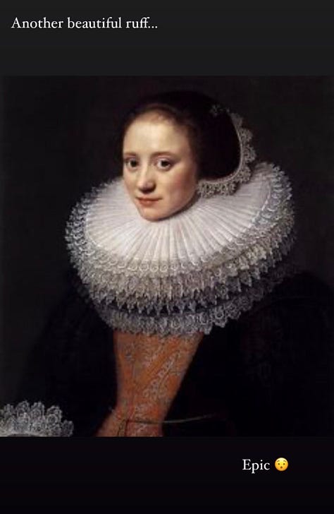 Elizabethan Ruffs 