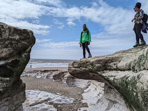 Guided beach day in wales