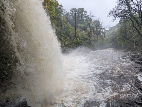 guided walk of the waterfalls of the brecon Beacons with Wales Outdoors