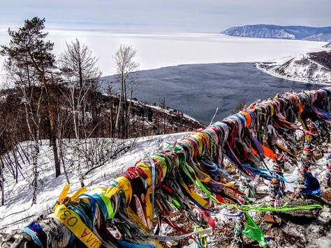 Lake Baikal winter