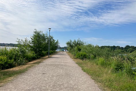 Wide paths on the route