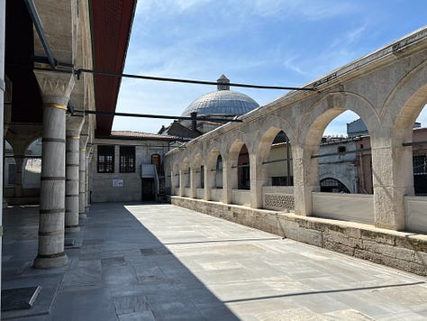 The entry courtyard, or "sahn."