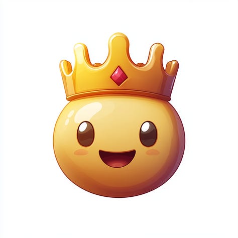 Alien, crown, star + emoji as Midjourney prompt