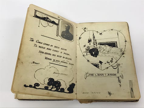 Wartime book sold at auction on Tyneside