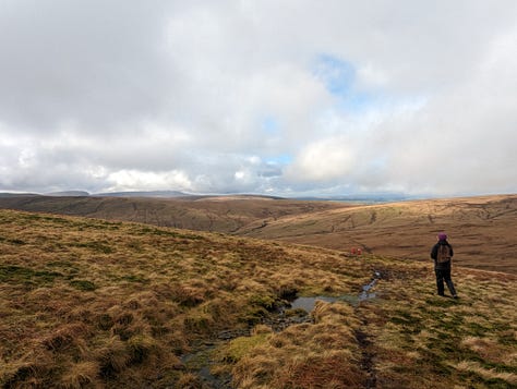 mountain walk in the brecon beacons