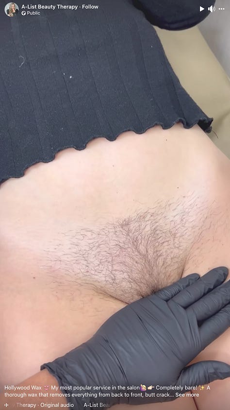 vagina found on facebook reels