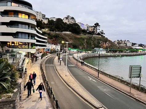 Walking around Torquay