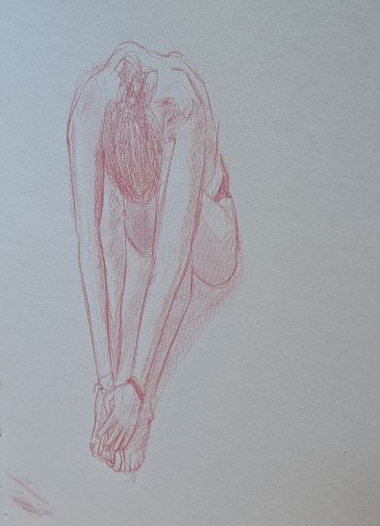 life model sketches in cardiff life drawing