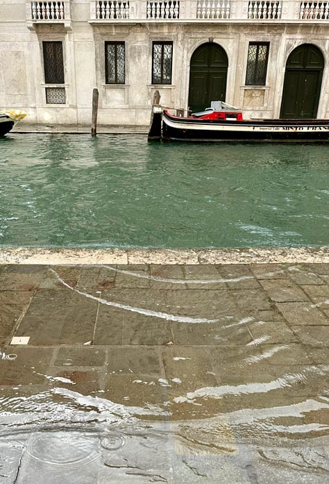 Acqua Alta Venice November 2023