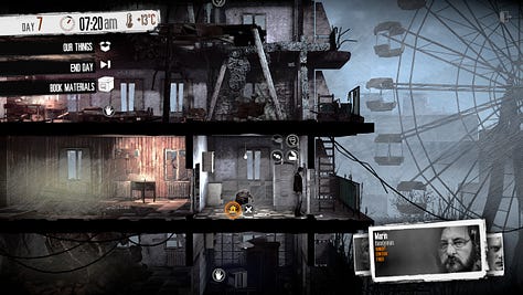 Screenshots of This War of Mine: Forget Celebrations