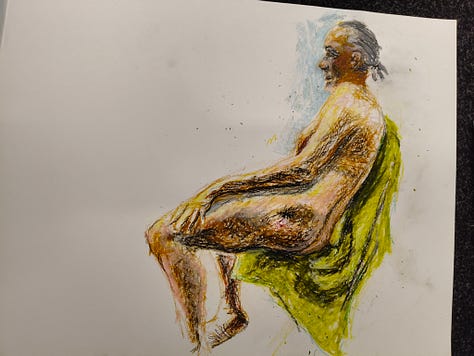 sketches of a life model