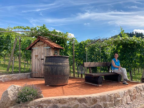 Drinks stations in the Black Forest