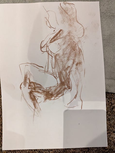 stag party life drawing