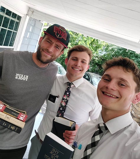 Mormon missionaries and me