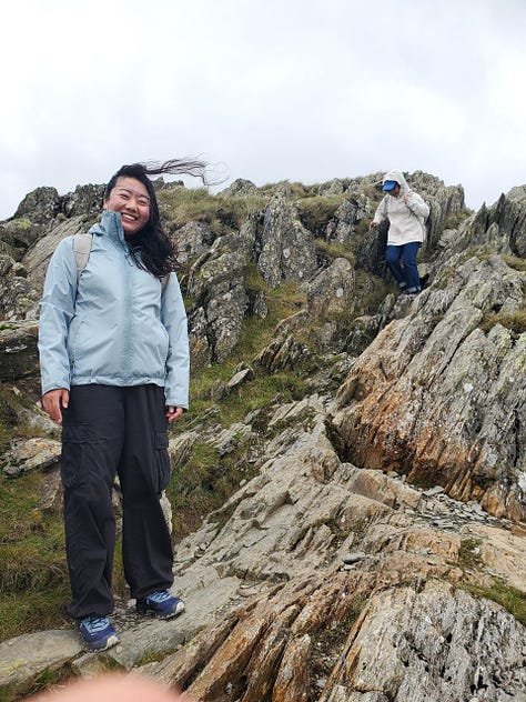 guided walk on Snowdon Rhyd Ddu path