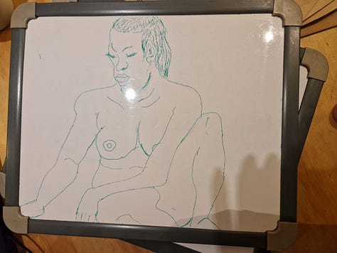 life drawing model in Cardiff